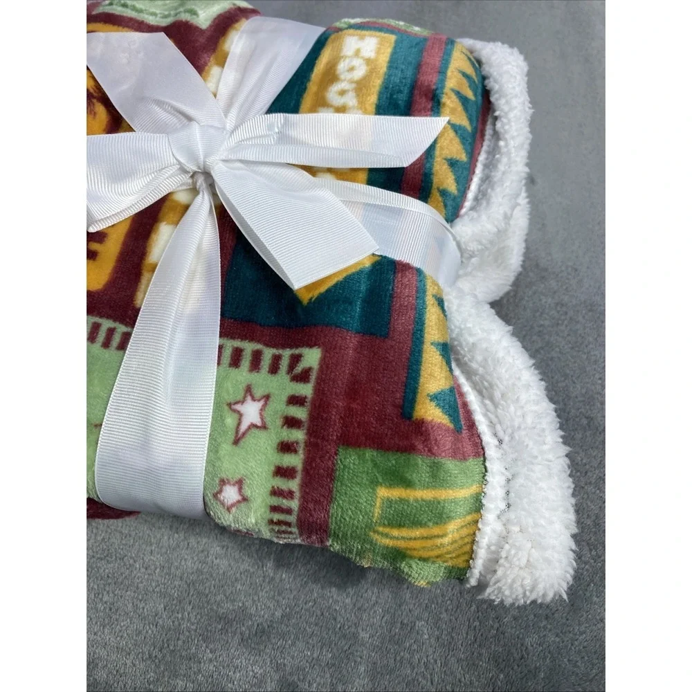 Harry Potter Plush Throw Blanket Hogwarts 50x 60 Super Soft Machine Washable NEW
